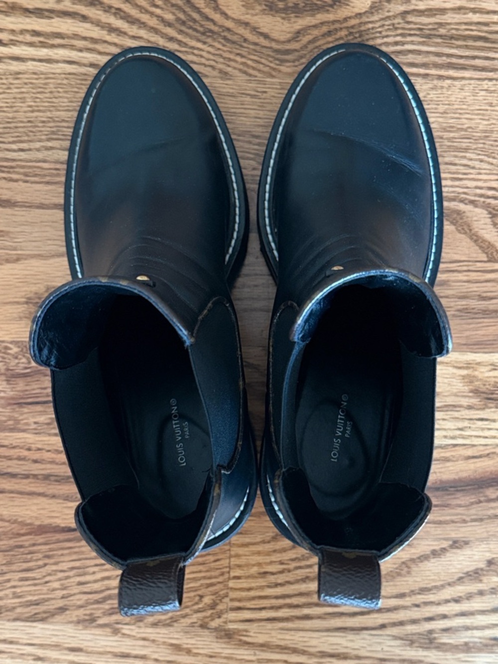Louis Vuitton Black Beaubourg Chelsea Boots Size 41 - Picture 16 of 16